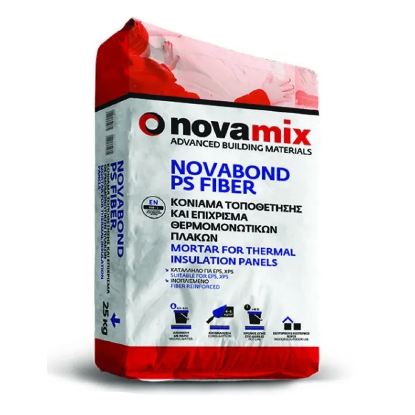 Κόλλα Θερμοπρόσοψης Novabond PS Fiber 25kg