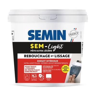 Lightweight Putty Semin Sem Light (Choose Size)