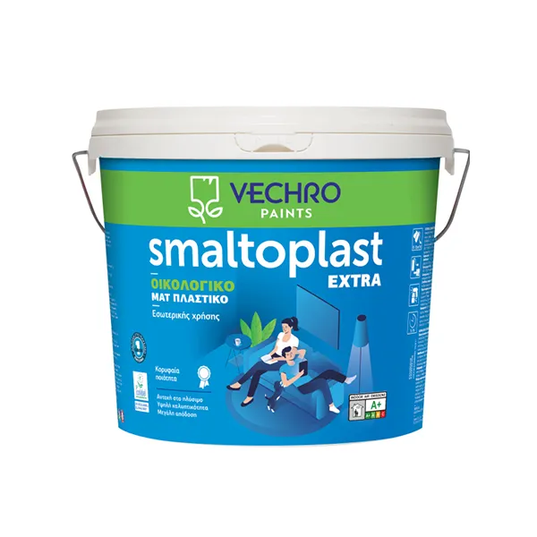 Μπογιά Εσωτερικού Vechro Smaltoplast Extra Πράσινο (Επιλέξτε Μέγεθος)