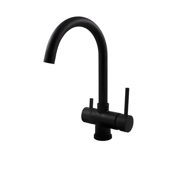 Kitchen Tap 3-Way Paffoni Black Matt SK190NO